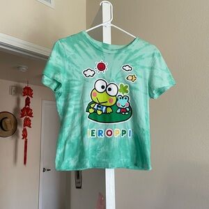 Sanrio Keroppi Green Tie-Dye T-Shirt